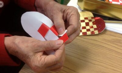 Making The Woven Heart basket