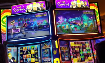 The Simpsons slot machine (Beau Rivage, Biloxi Mississippi)