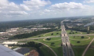 Gulfport Airport Landing (GPT) arriving from Houston (IAH) on a United Airlines Express E135