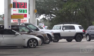 10/28/2020 Waveland, MS Hurricane Zeta Boat Filled Lots/Crowded Gas Stations