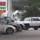 10/28/2020 Waveland, MS Hurricane Zeta Boat Filled Lots/Crowded Gas Stations