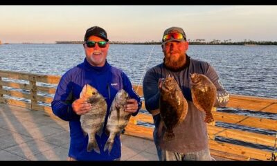 Fishing behind the blind tiger in Biloxi! It’s on fire!!