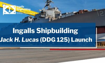 Launch of Jack H. Lucas (DDG 125) | Ingalls Shipbuilding