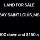 Buy cheap land for sale in bay saint Louis Mississippi (owner financing)