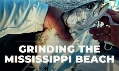 Looking for keeper speckled trout along Mississippi Beaches (US Highway 90)