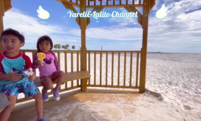 Having fun the ice cream in  Gulfport Mississippi beach/Yareli&Lalito channel