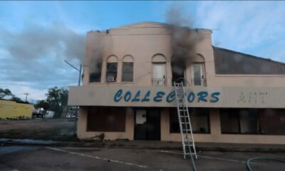 Firefighters rescue two people from burning fire in downtown Gulfport