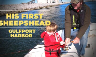 Fishing the Gulfport Harbor (live shrimp, speckled trout, sheepshead)