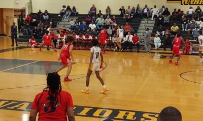 Biloxi verses the hostile Warriors Student Section