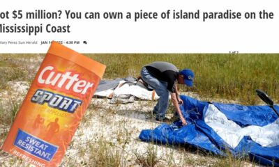  MILLION for Deer Island Paradise Property In Biloxi Mississippi ? Deer Island Is A Trash Dump