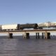 CSX Q601 Crossing Biloxi Bay @ Ocean Springs, MS 1/17/2022