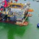 Valaris DPS-5 Oil Rig – Docking In Pascagoula, MS