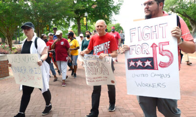 USM employees protest for pay raise