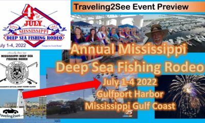 Preview – Annual Mississippi Deep Sea Fishing Rodeo 2022 in Jones Park at Gulfport Harbor