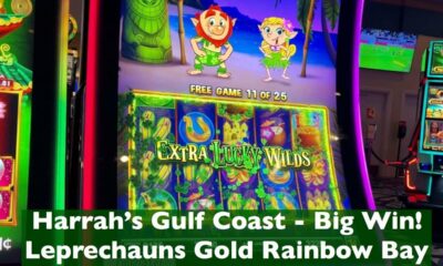 Harrah's Gulf Coast Casino – Biloxi Slot Machines – Leprechaun's Gold Rainbow Bay – 25 Free Games!