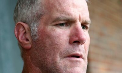 Text show Bryant helped Brett Favre secure welfare funding