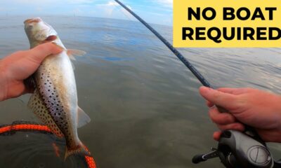 No Boat Required: Speckled Trout wade fishing (Long Beach & Gulfport, MS)