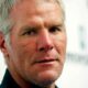 Brett Favre gives a statement in Mississippi welfare case