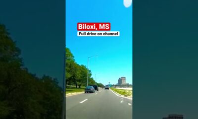 Biloxi, MS driving tour. See full city drives and top 10 lists on our channel. #top10 #beach #shorts