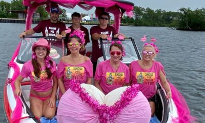 Carter's Champions Pink Boat Parade! Cancer ♋️ Benefit 7/2022 In Gulfport Mississippi