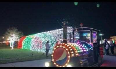 Gulfport Harbor Lights Walkthrough. Christmas Light Display.