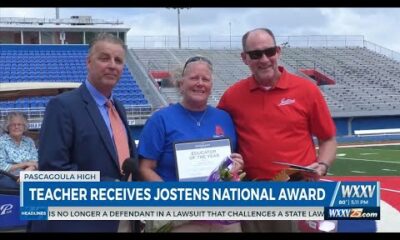 Pascagoula High School teacher receives Jostens National Award