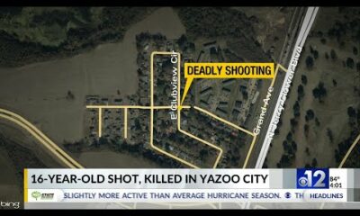 16-year-old shot, killed in Yazoo City