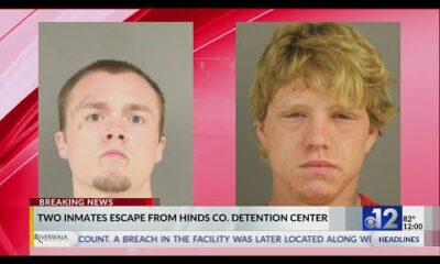 Two detainees escape from Hinds County Detention Center