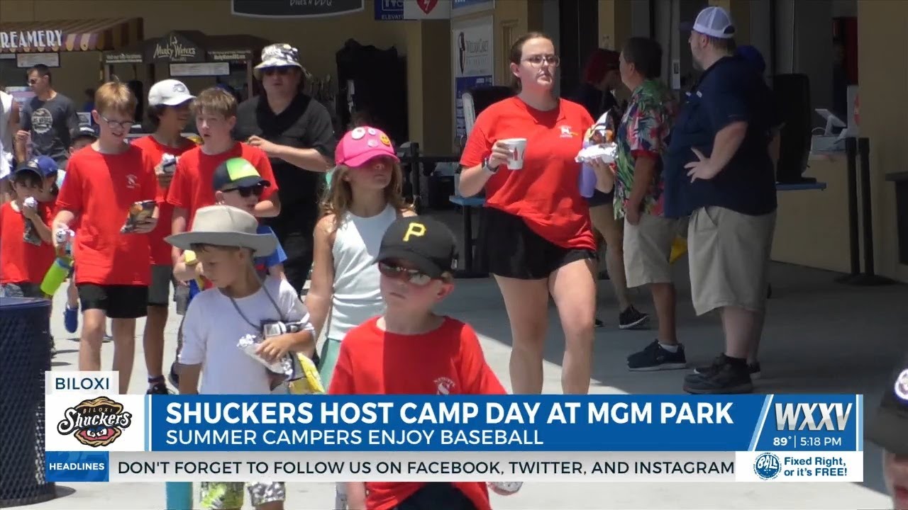 Shuckers host Camp Day at MGM Park