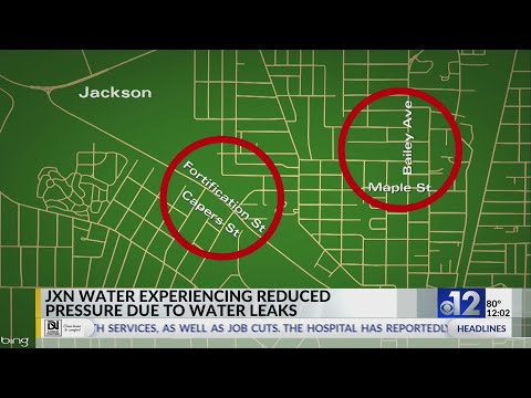 Jackson water line break worsens, causes pressure issues