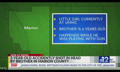 Marion County three-year-old shot in head by brother, sheriff says