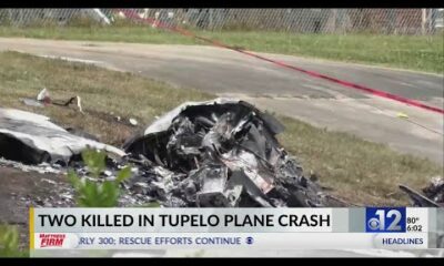 Two killed after plane crashes near Tupelo airport