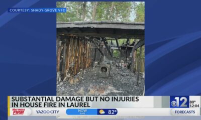 Laurel home damaged by fire