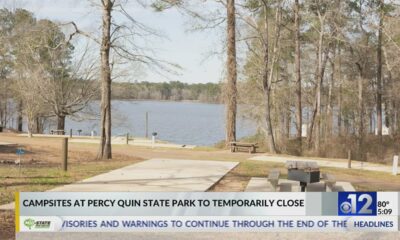 Campsites at Percy Quin State Park to temporarily close