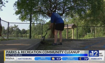 Hattiesburg Parks & Rec holds community cleanup