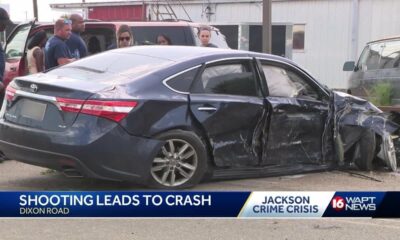 Shooting Leads To Car Crash