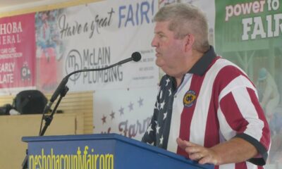 Candidate for Governor, David Hardigree, speaks at 2023 Neshoba County Fair