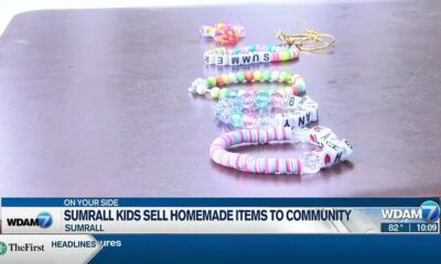 Sumrall kids sell homemade items to community