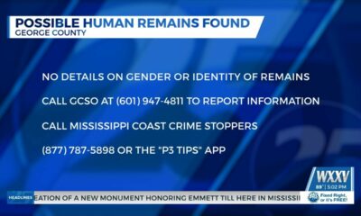 Possible human remains found in George County