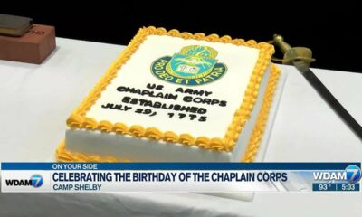 Celebrating the birthday of the Chaplain Corps at Camp Shelby