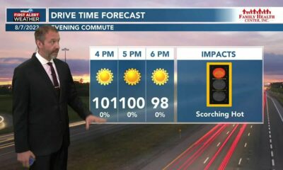 08/07 Ryan’s “Excessive Heat” Monday Morning Forecast