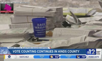 Vote counting continues in Hinds County