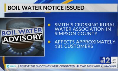 Nearly 200 Simpson County customers under boil water notice