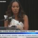 Robin Givens speaks about domestic violence in Jackson