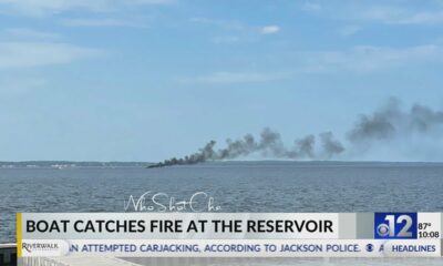 No injuries after a boat fire on the Rez