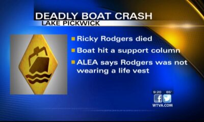 Iuka man dies after deadly boat crash on Lake Pickwick