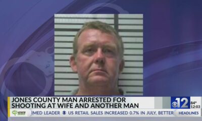 Jones County man accused of shooting at wife, another man