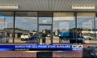 Burglars broke into cell phone stores in Louisville