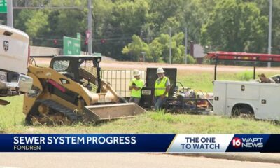 Sewer repairs underway in Jackson