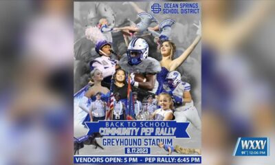 Ocean Springs Community Pep Rally tonight